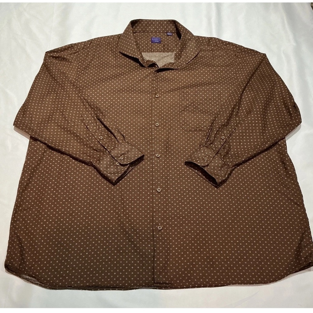 Modena Men's Button Down Long Sleeve Shirt Big & Tall 100% Cotton Size 3x